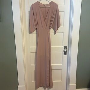GB mauve wrap dress